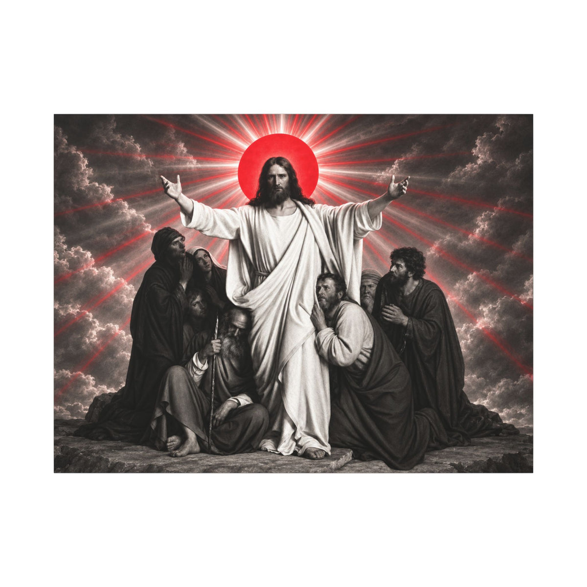 Christ and the Disciples - Christian Wall Art | Canvas (Landscape)