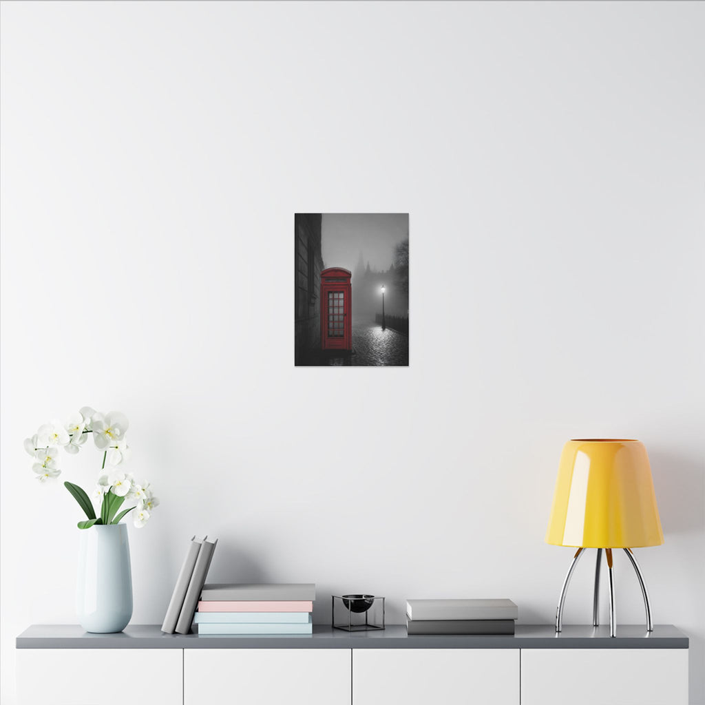 The Red Booth - Unique Office Art | Canvas