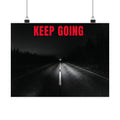 The Extra Mile - Night Road Wall Art | Matte Poster (Landscape)