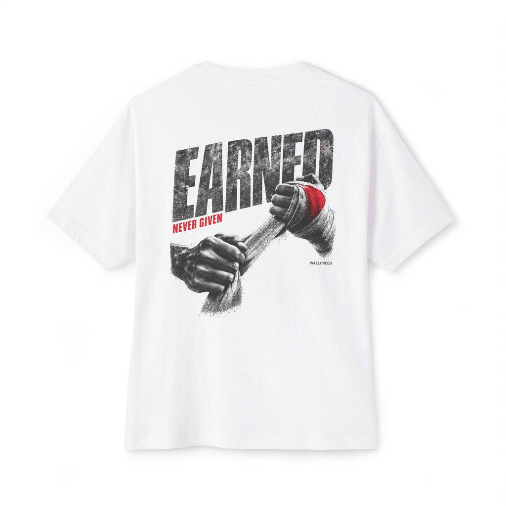 Earned | Heavyweight Tee (Back Print)