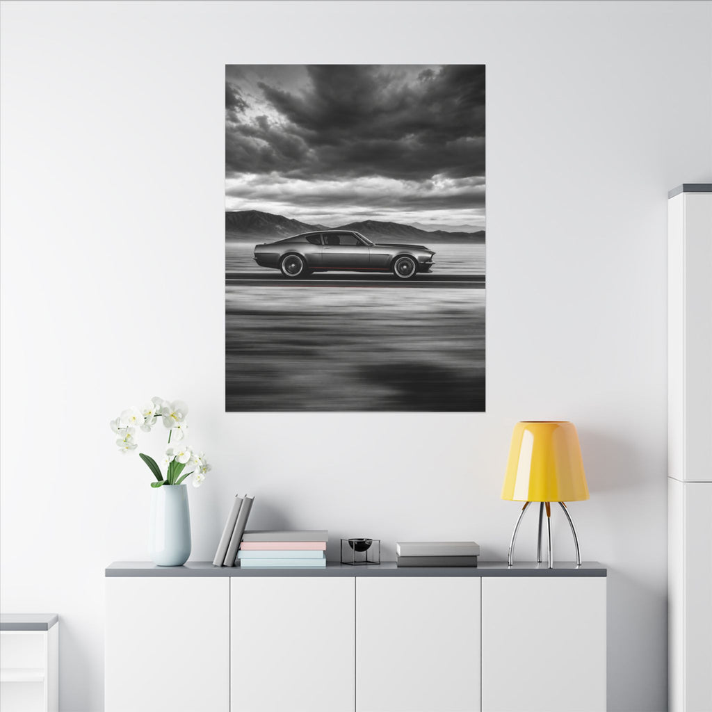 Open Road Velocity - Muscle Car Wall Art | Canvas