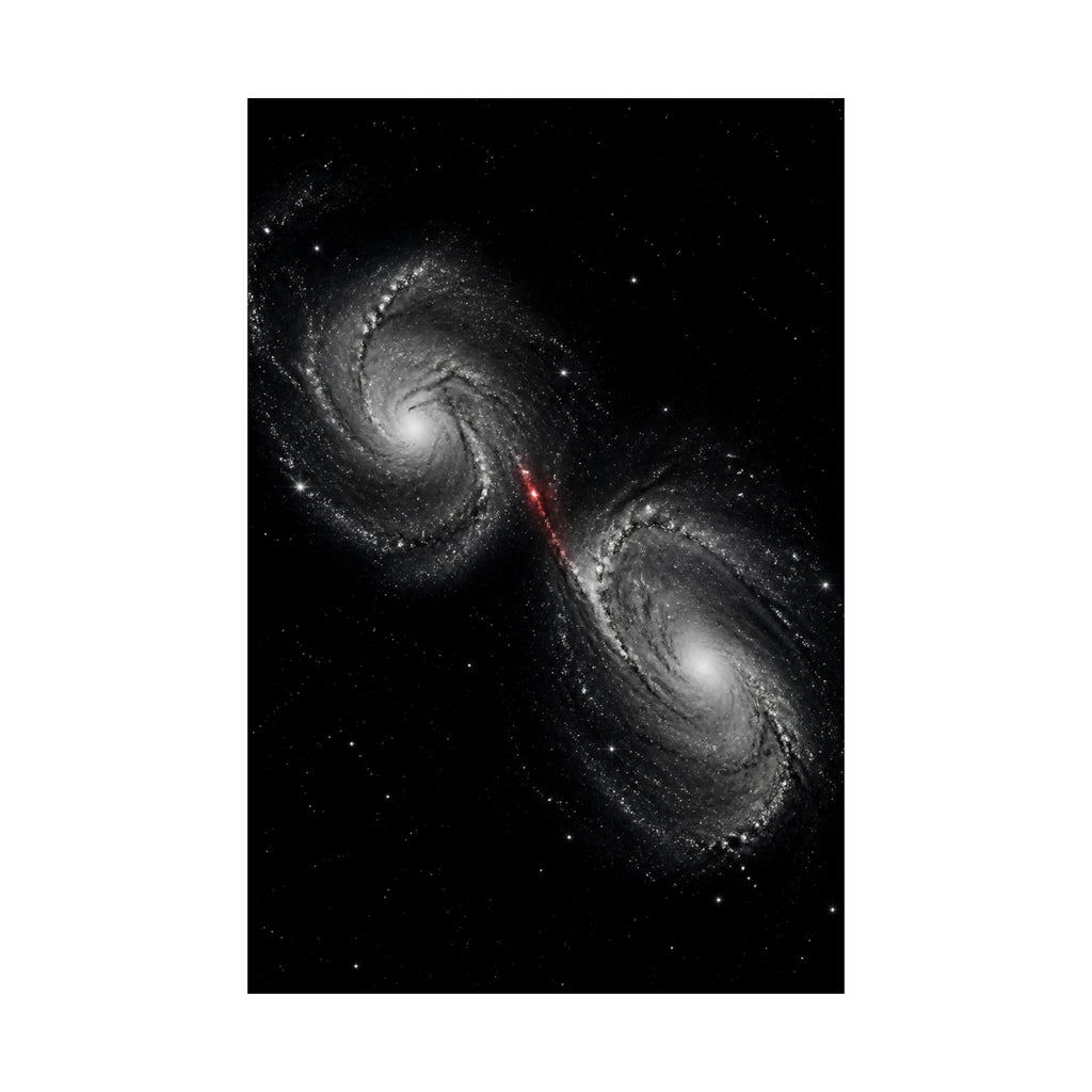 Collision Course - Space Wall Art | Matte Poster