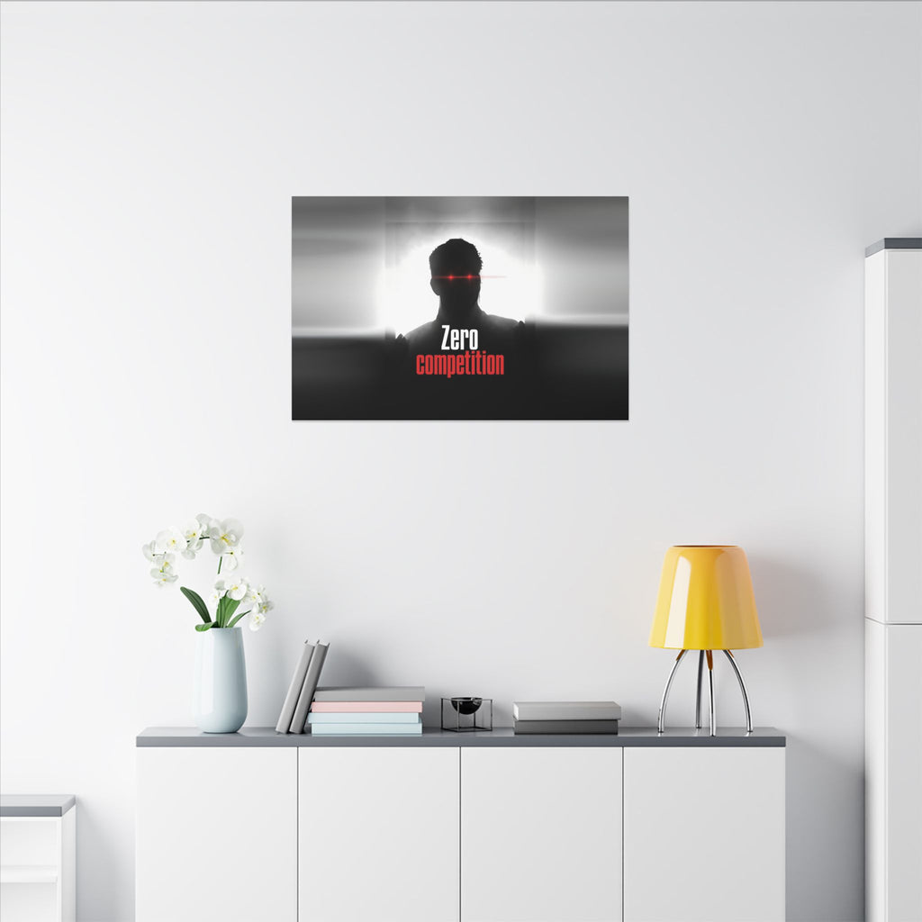 Zero Competition - Men's Office Wall Art | Canvas (Landscape)