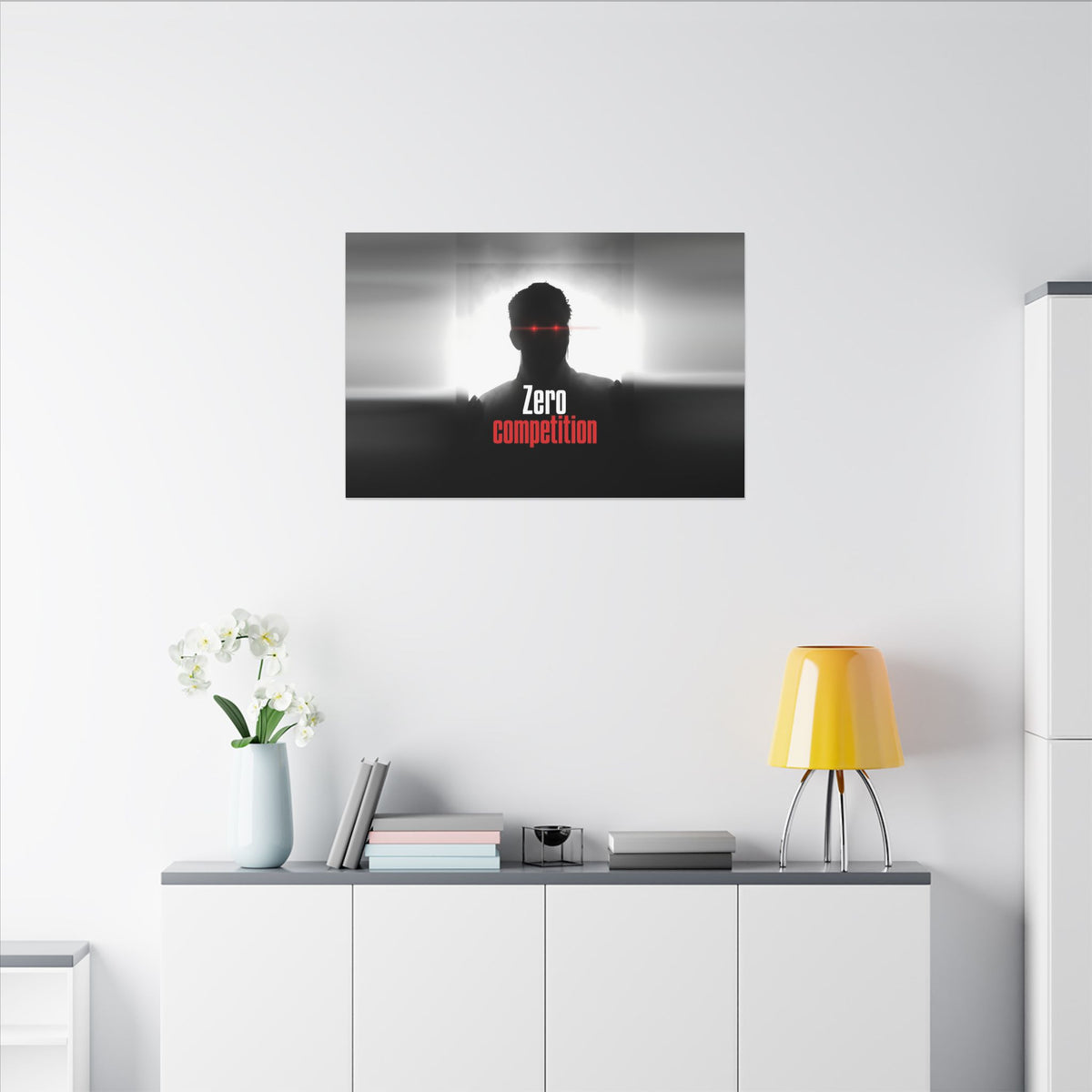 Zero Competition - Men's Office Wall Art | Canvas (Landscape)
