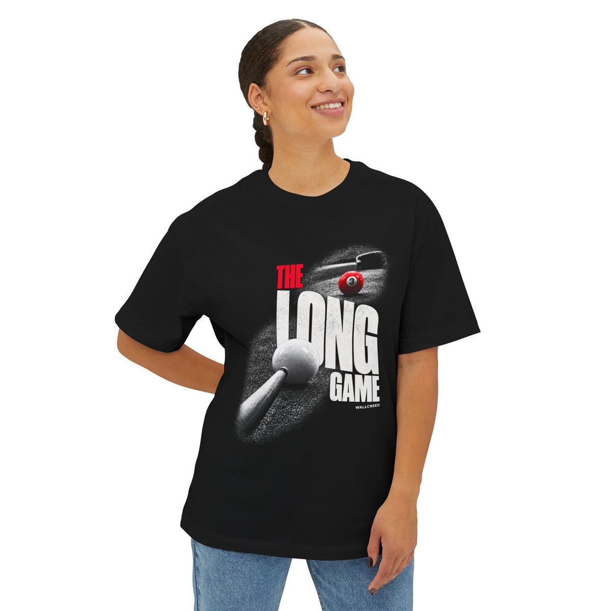 The Long Game | Heavyweight Tee (Front + Back)