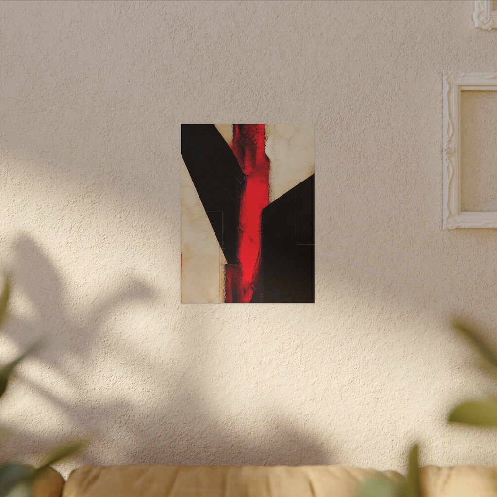 Controlled Fire - Red Wall Decor | Canvas