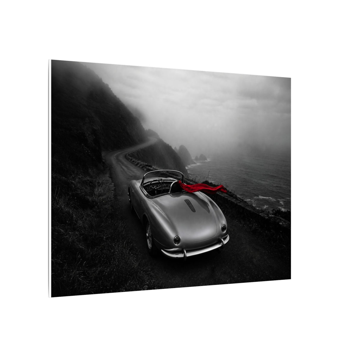 Coastal Roadster - Classic Car Wall Art | Canvas (Landscape)