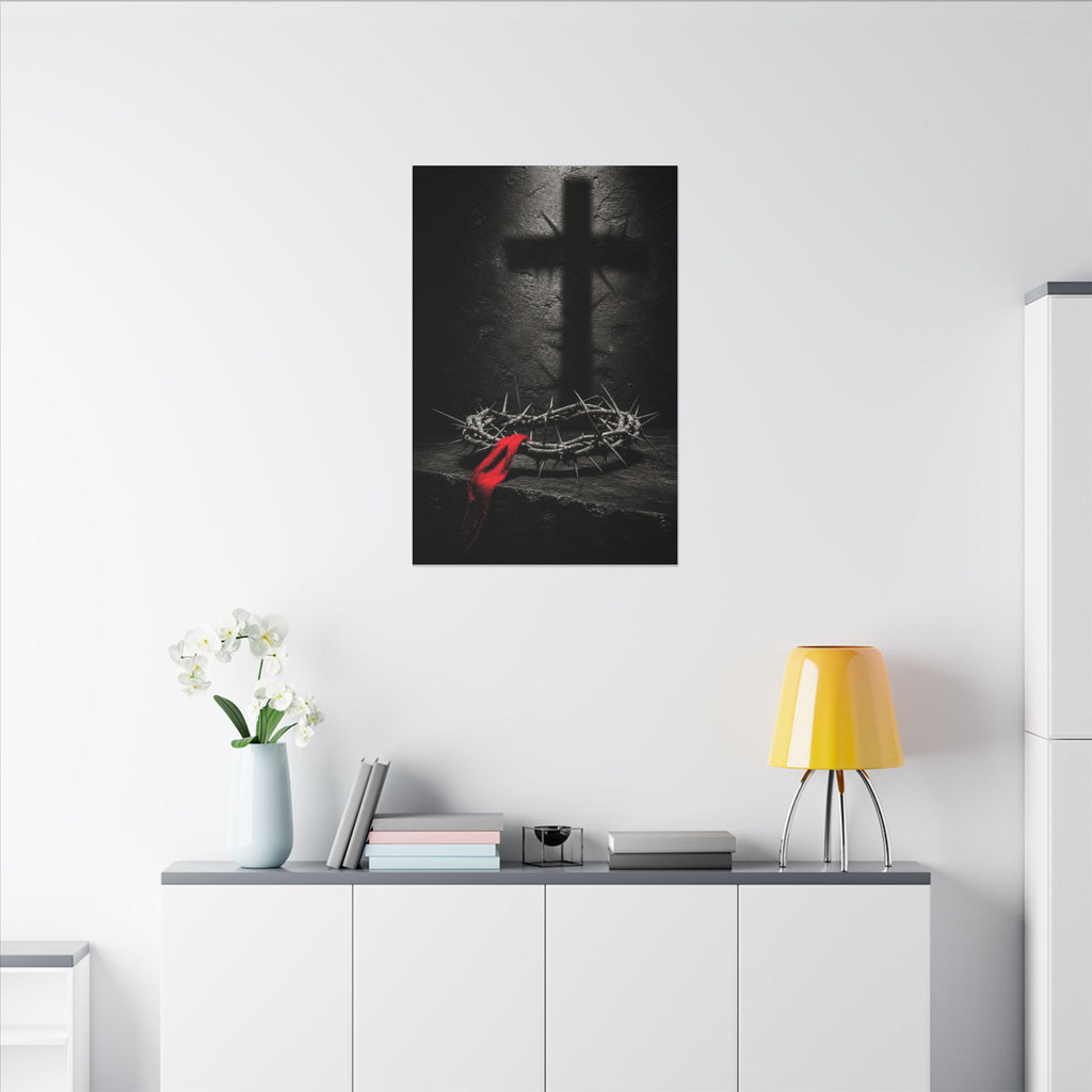 Crown and Shadow - Crown of Thorns Wall Art | Canvas