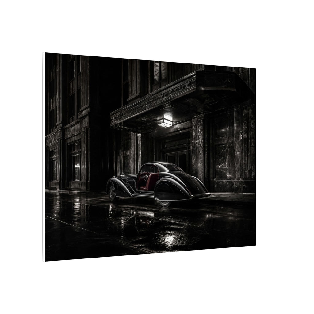 Art Deco Coupe - Art Deco Car Wall Art | Canvas (Landscape)