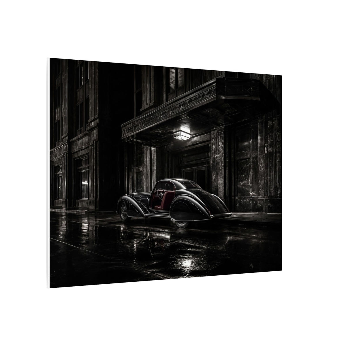 Art Deco Coupe - Art Deco Car Wall Art | Canvas (Landscape)