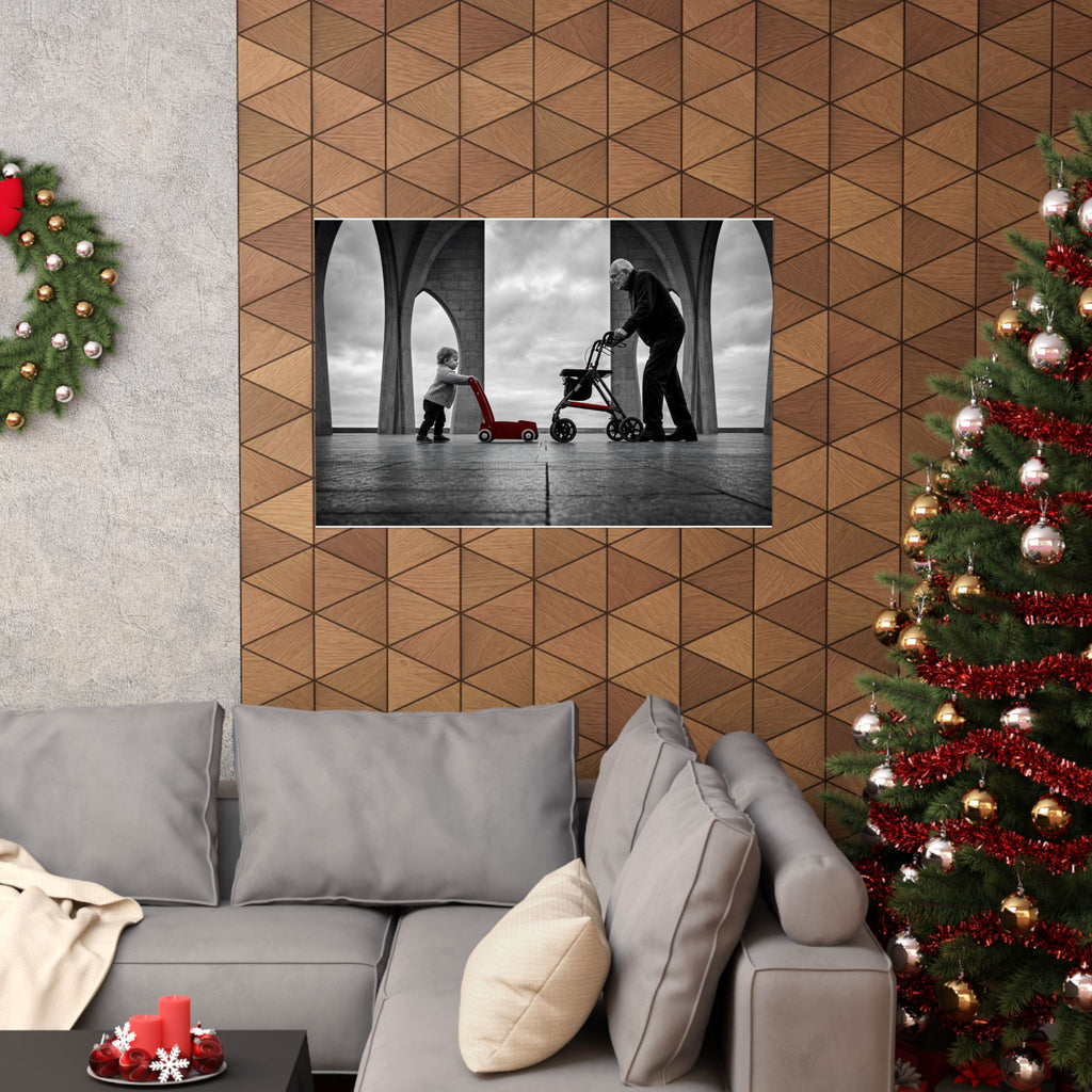 Between the Arches - Bedroom Wall Art | Matte Poster (Landscape)