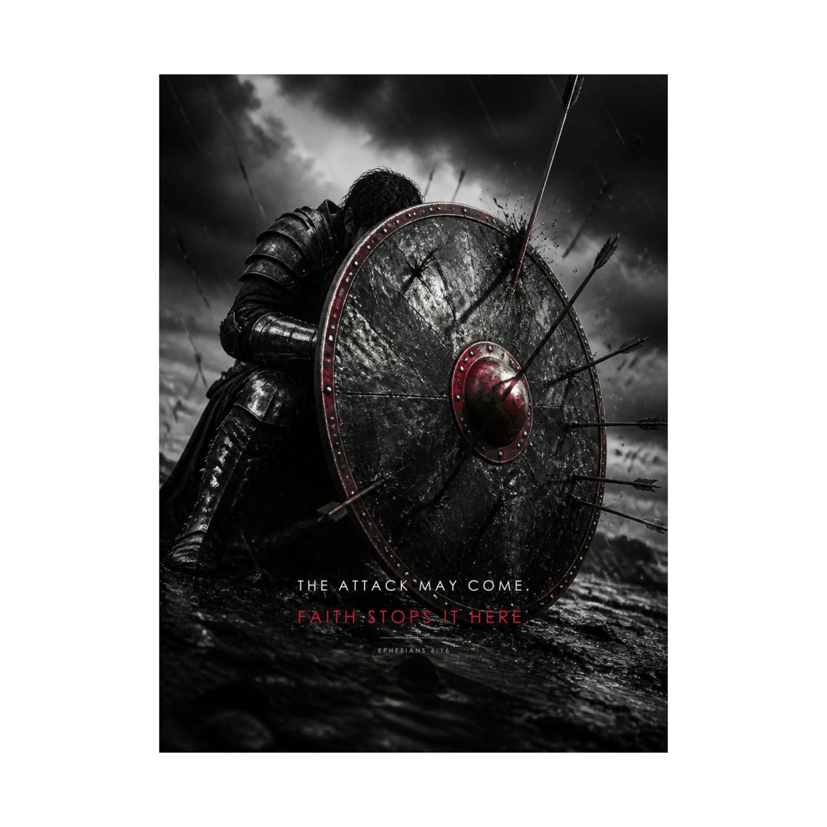 Shield of Faith - Armor of God Wall Art | Matte Poster