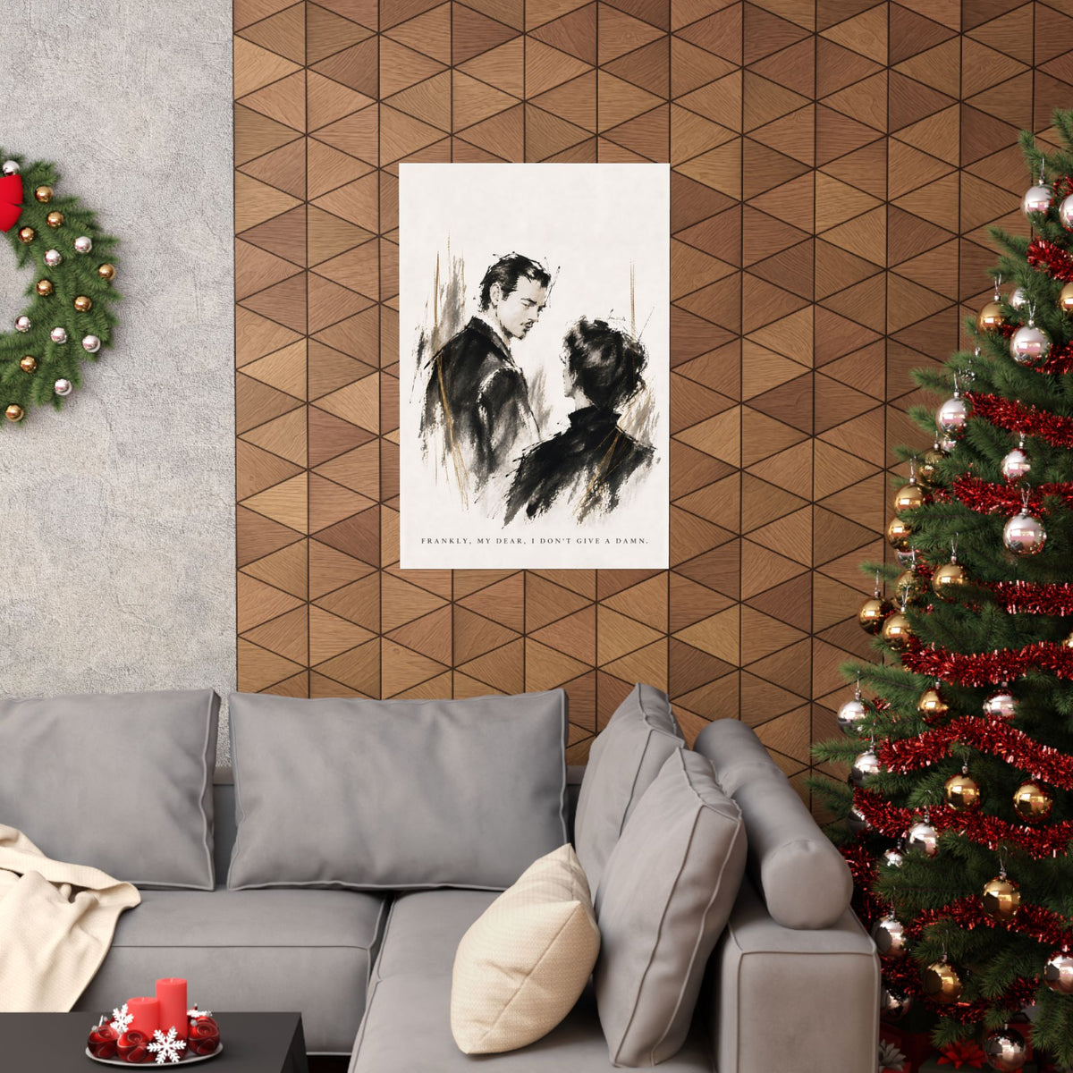 Frankly My Dear - Romantic Noir Wall Art | Matte Poster