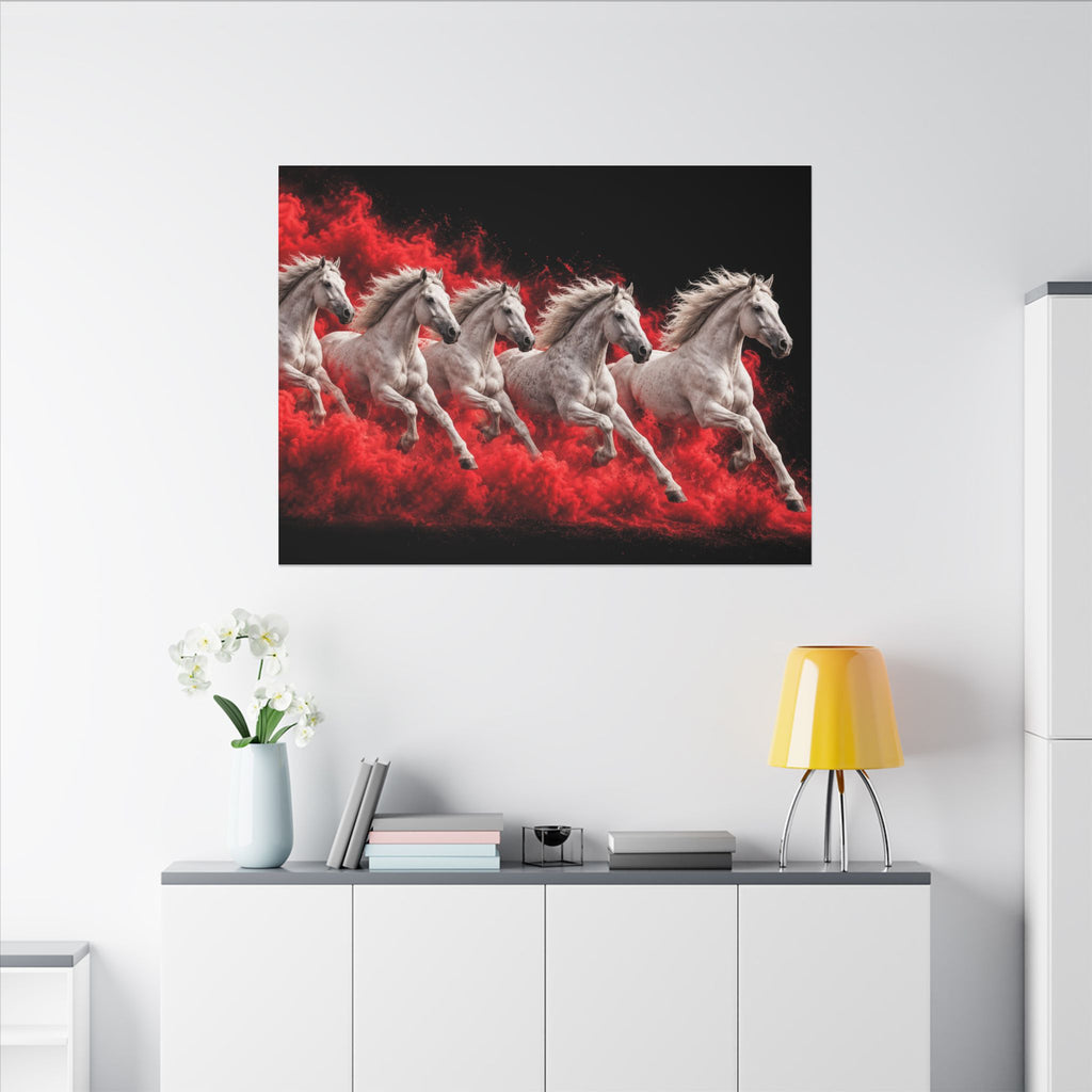 Stampede - Horse Wall Art | Canvas (Landscape)