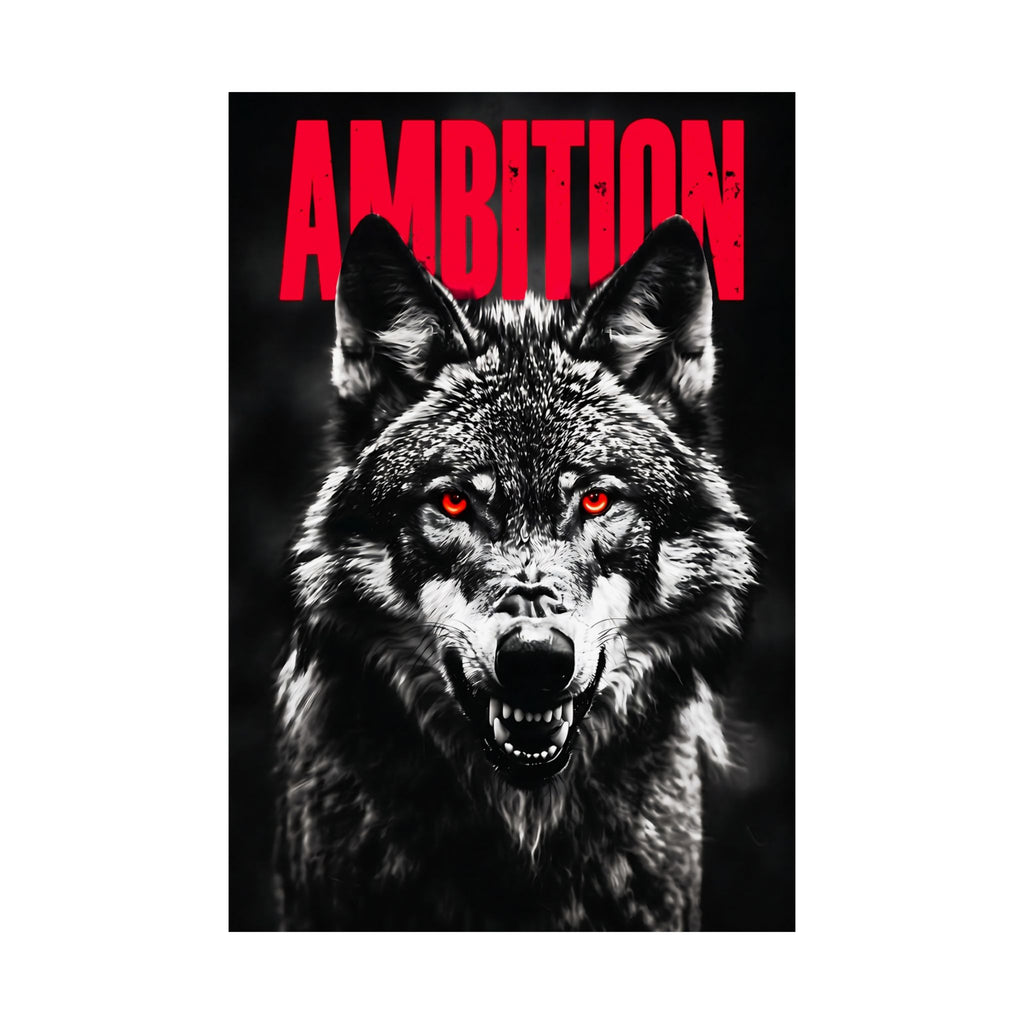 Ambition - Wolf Wall Art | Matte Poster