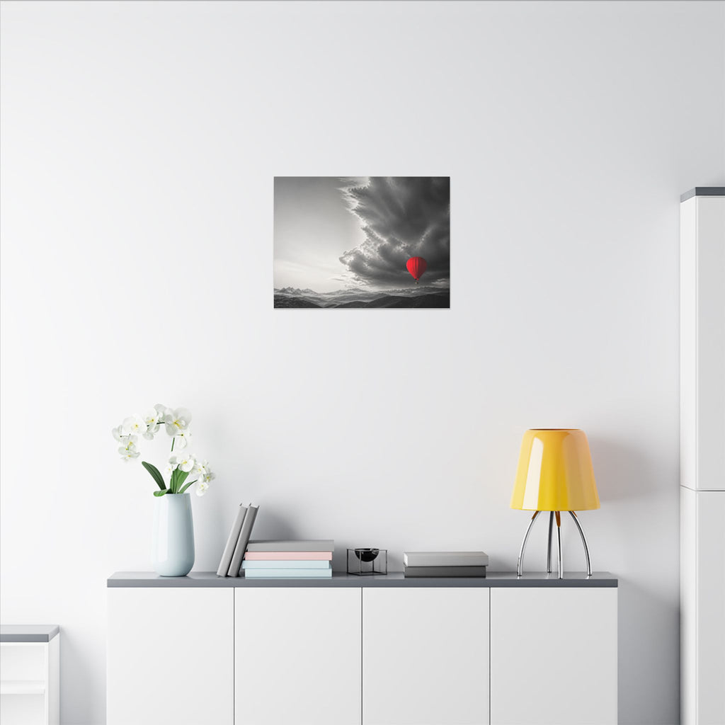 Red Balloon - Over the Bed Wall Art | Canvas (Landscape)
