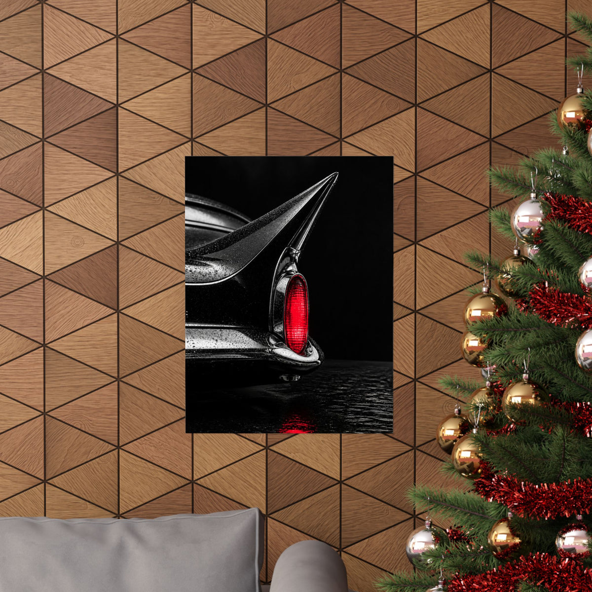 Ruby Tail - Classic Car Wall Art | Matte Poster
