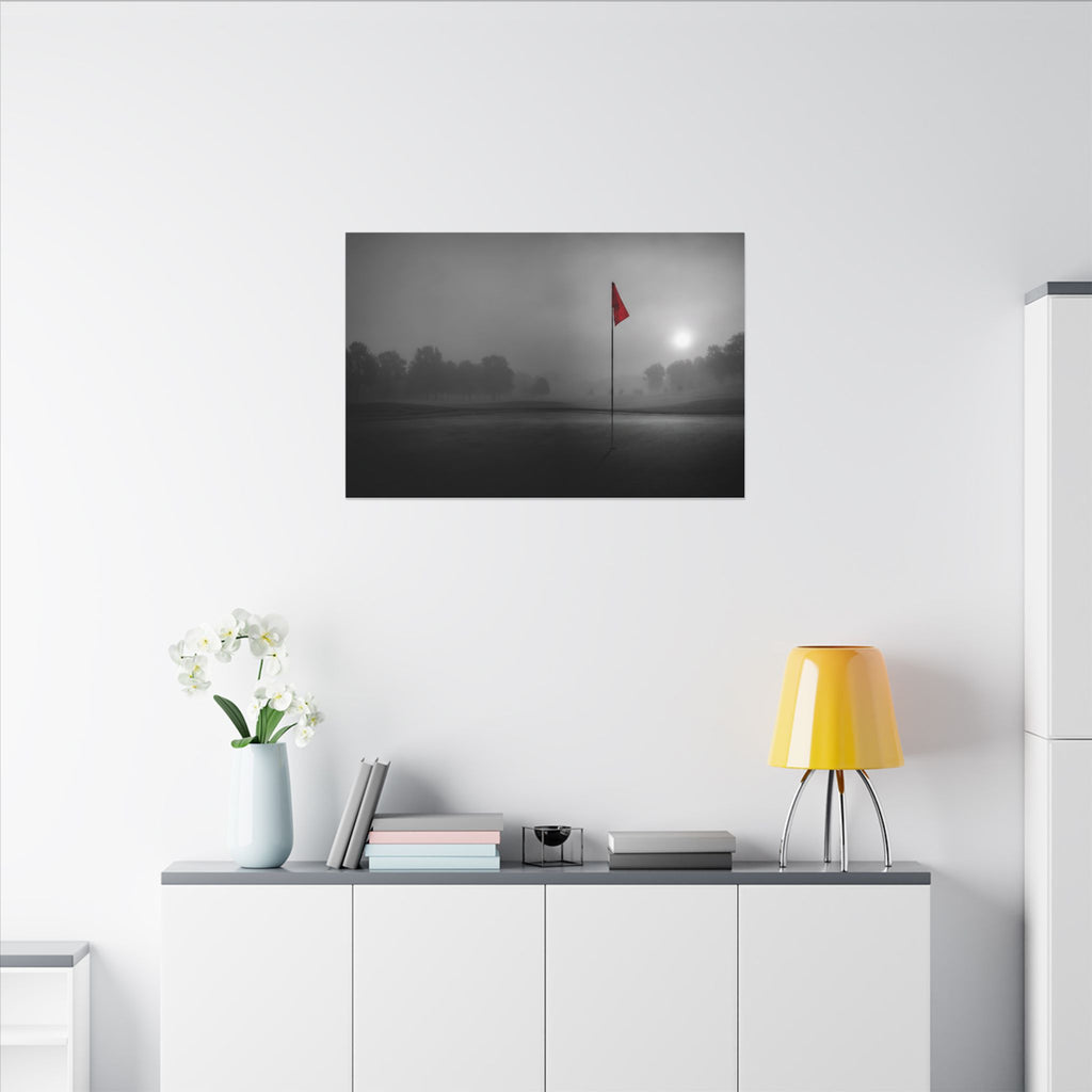 Flag on the Green - Wall Art For Executive Offices | Canvas (Landscape)
