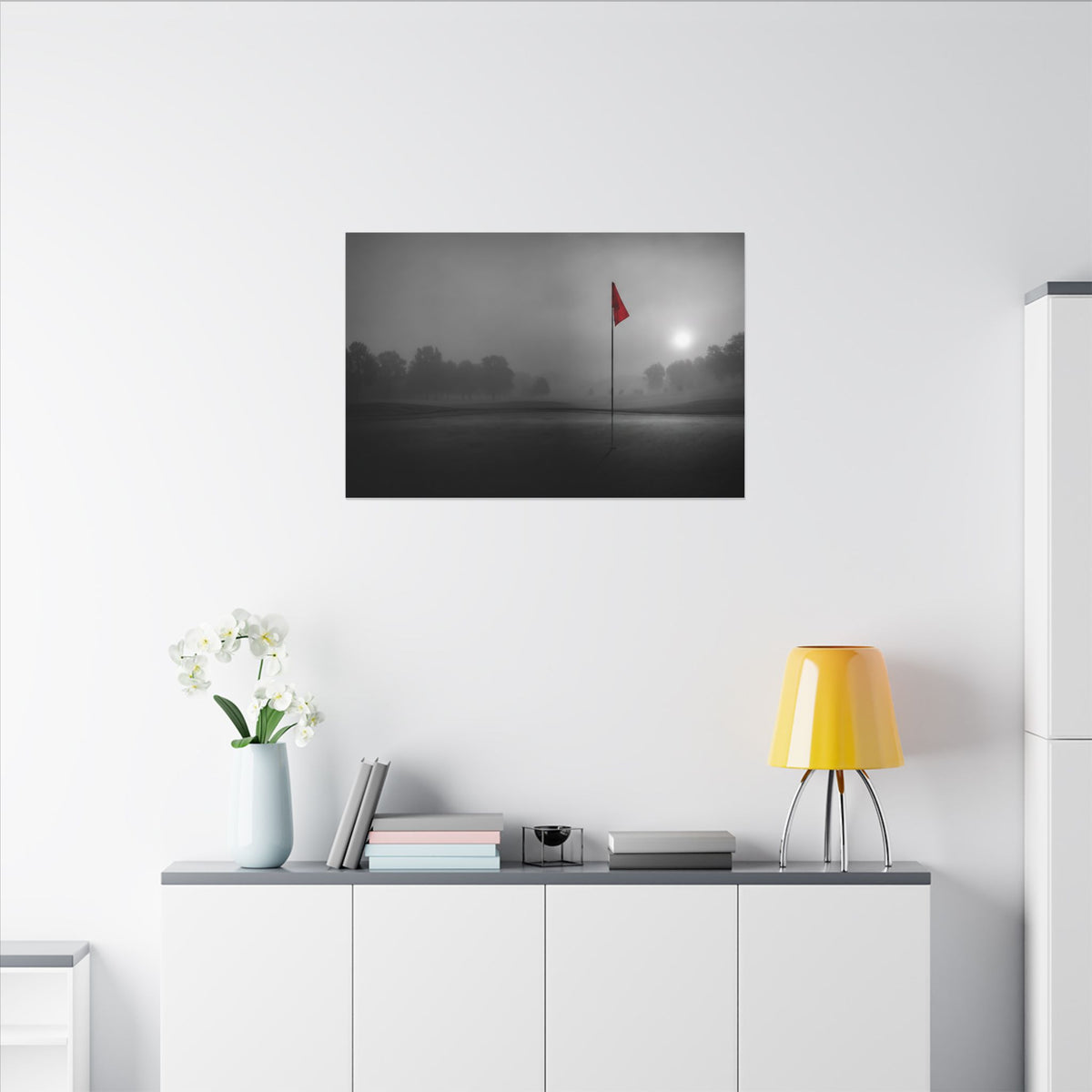 Flag on the Green - Wall Art For Executive Offices | Canvas (Landscape)