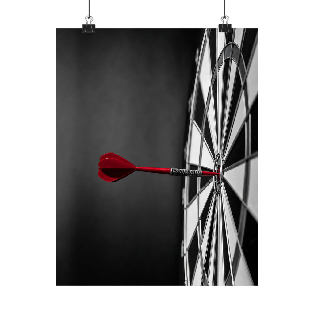 Dead Center - Mens Office Art | Matte Poster