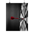 Dead Center - Mens Office Art | Matte Poster