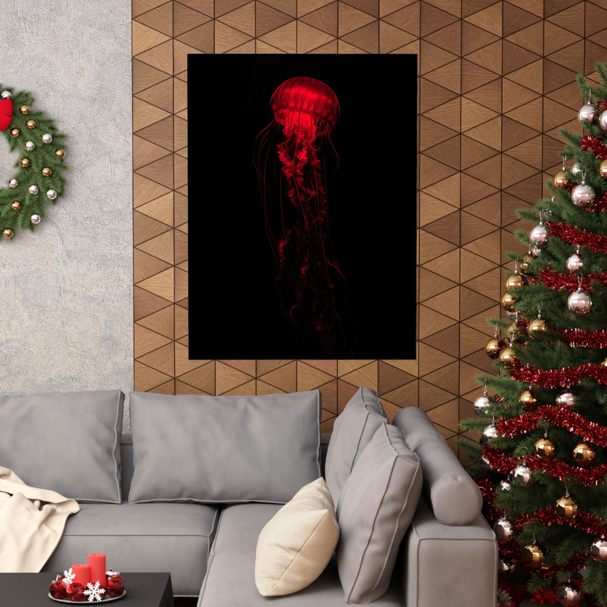 The Drifter - Red Wall Art Decor | Matte Poster