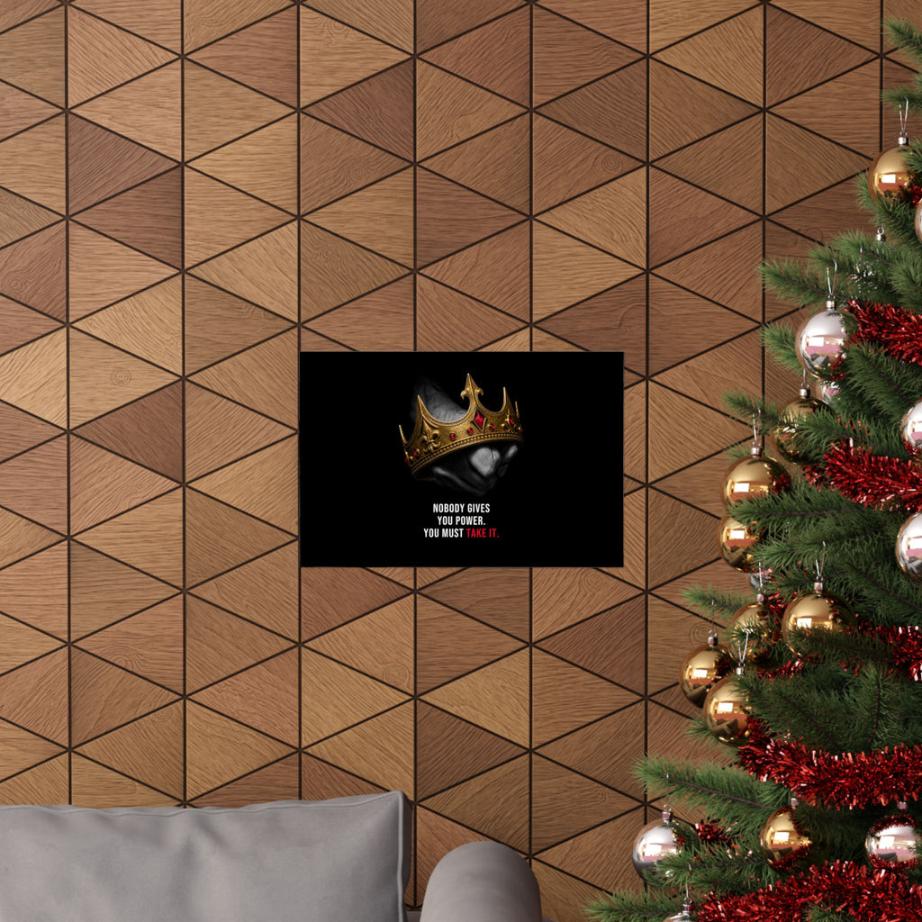 Take the Crown - King Wall Art | Matte Poster (Landscape)