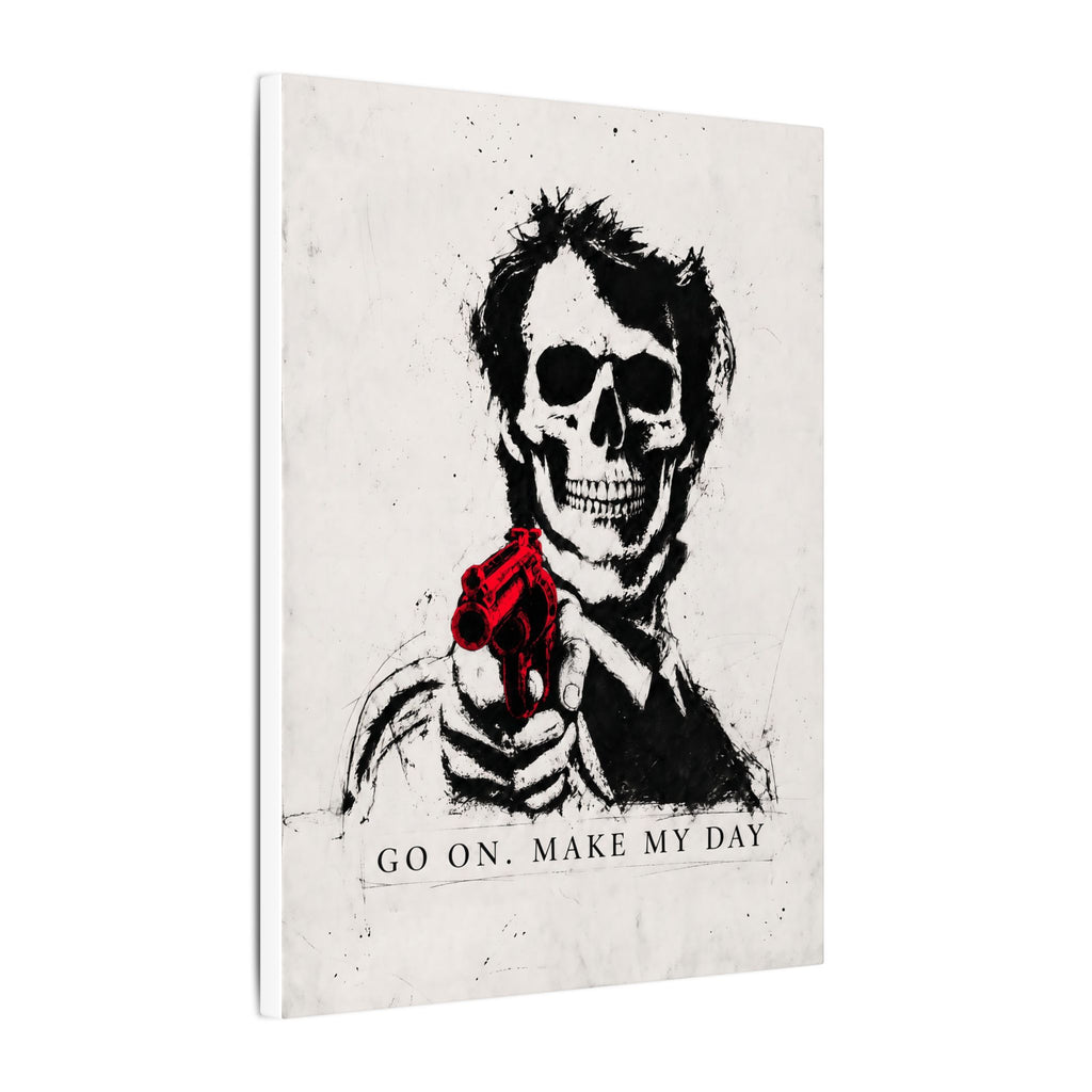 Make My Day - Dark Noir Sketch Art | Canvas