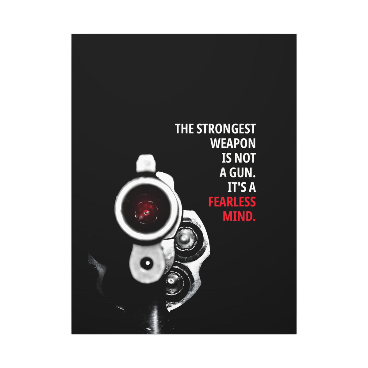 A Fearless Mind - Mindset Wall Art | Canvas