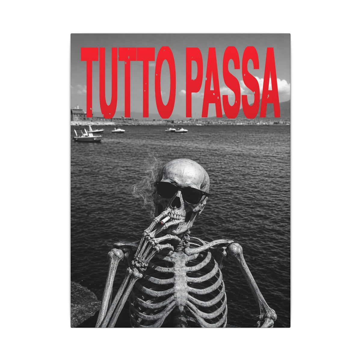 Tutto Passa - Skeleton Painting | Canvas