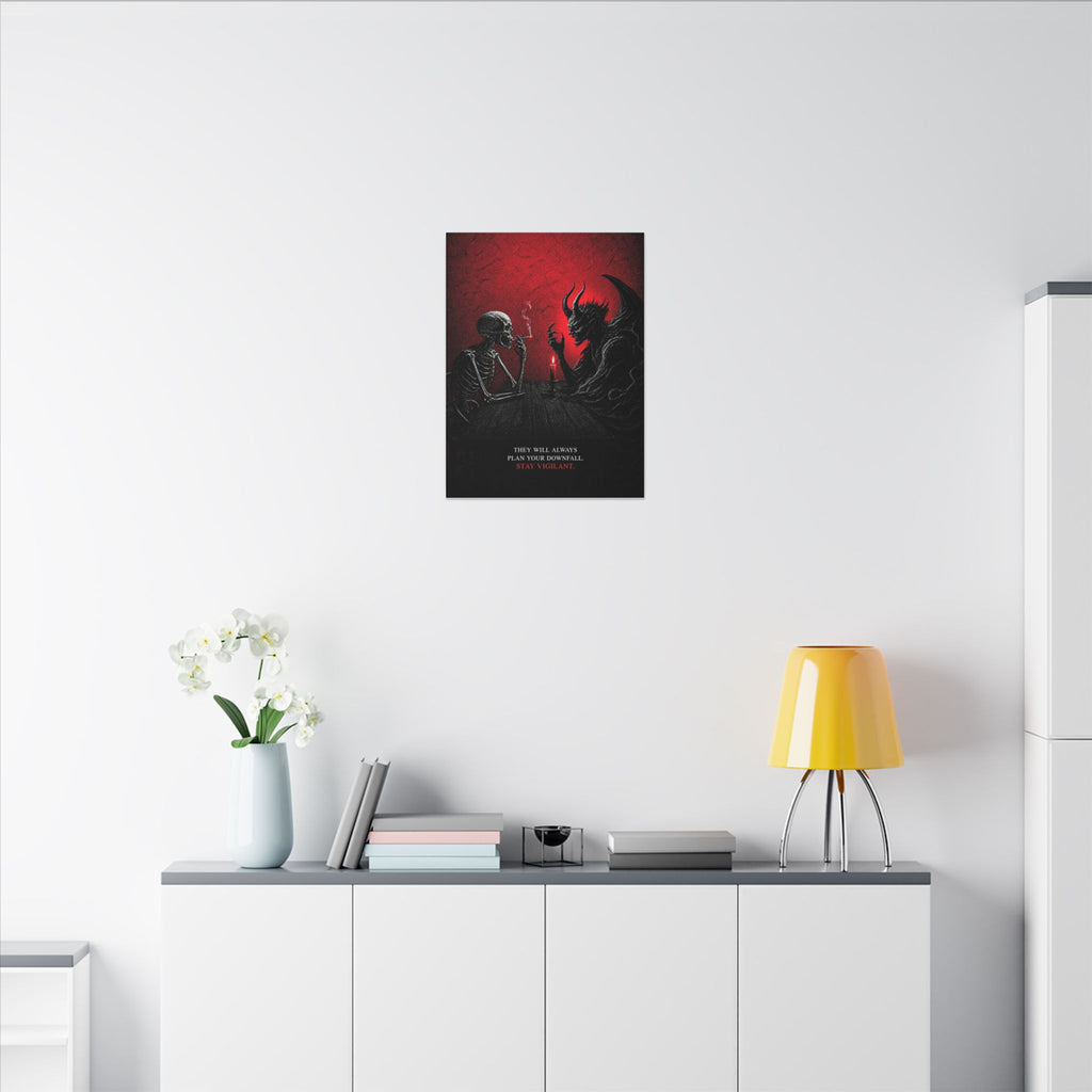Stay Vigilant - Dark Wall Art | Canvas
