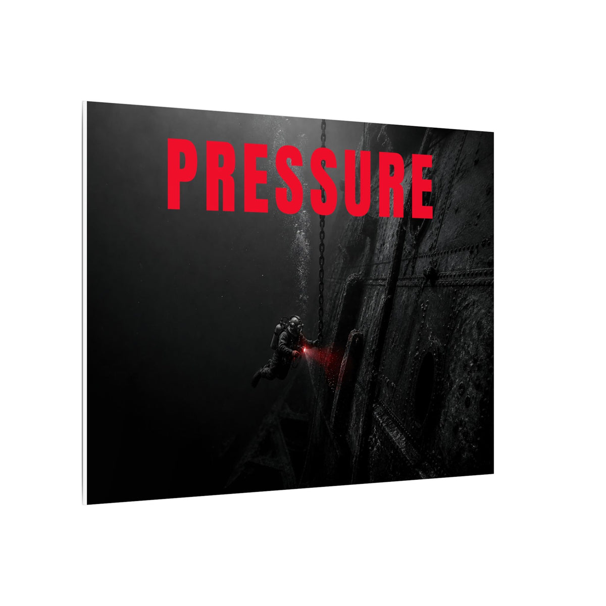 Control the Pressure - Gym Wall Art | Canvas (Landscape)