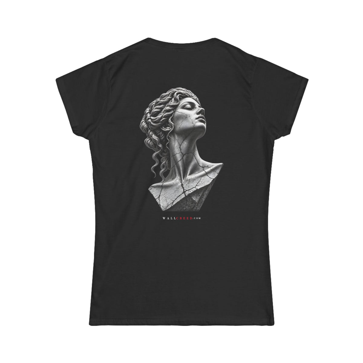 Cracked Marble | Women's Tee (Back Print)