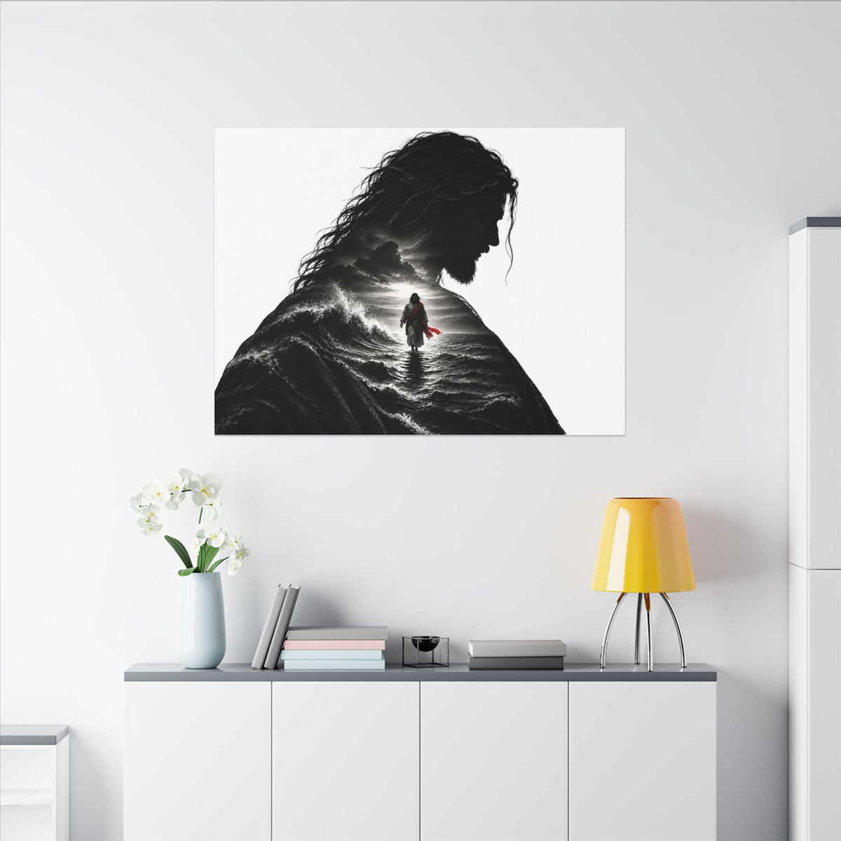 Walk on Water - Christian Wall Art | Canvas (Landscape)