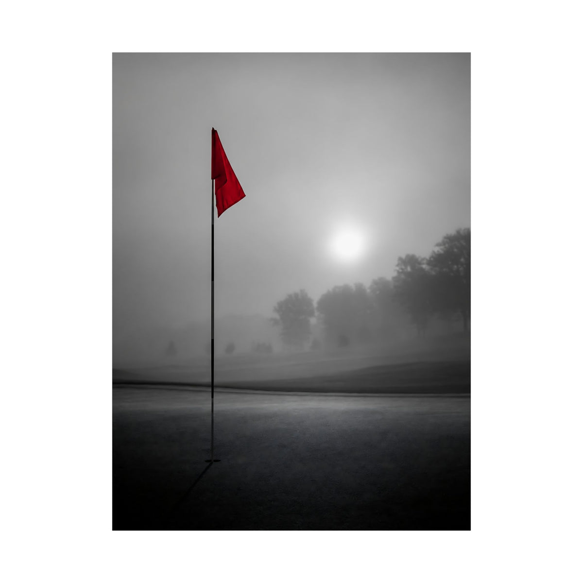 Flag on the Green - Wall Art For Executive Offices | Matte Poster