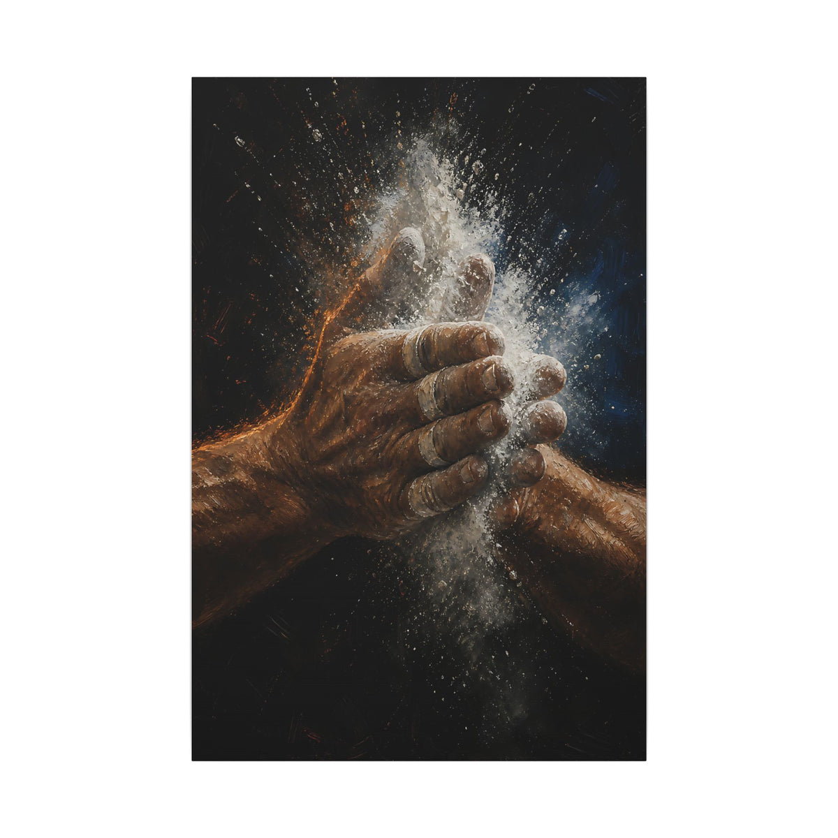 Chalk - Gym Wall Art | Canvas