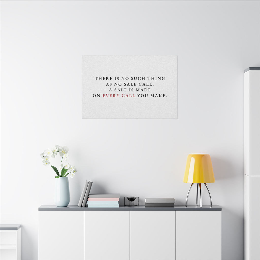 A Sale on Every Call - Office Wall Art Quotes | Canvas (Landscape)