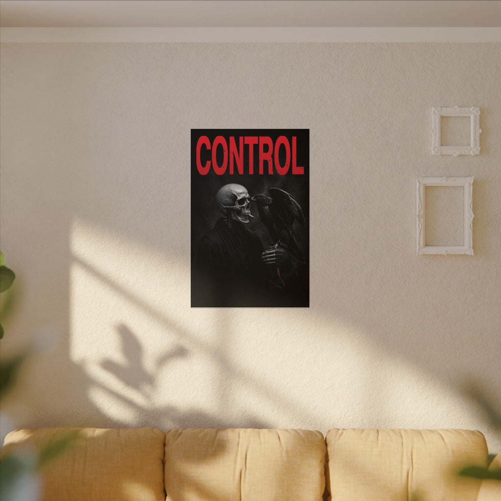 Control - Gothic Raven Artwork | Canvas