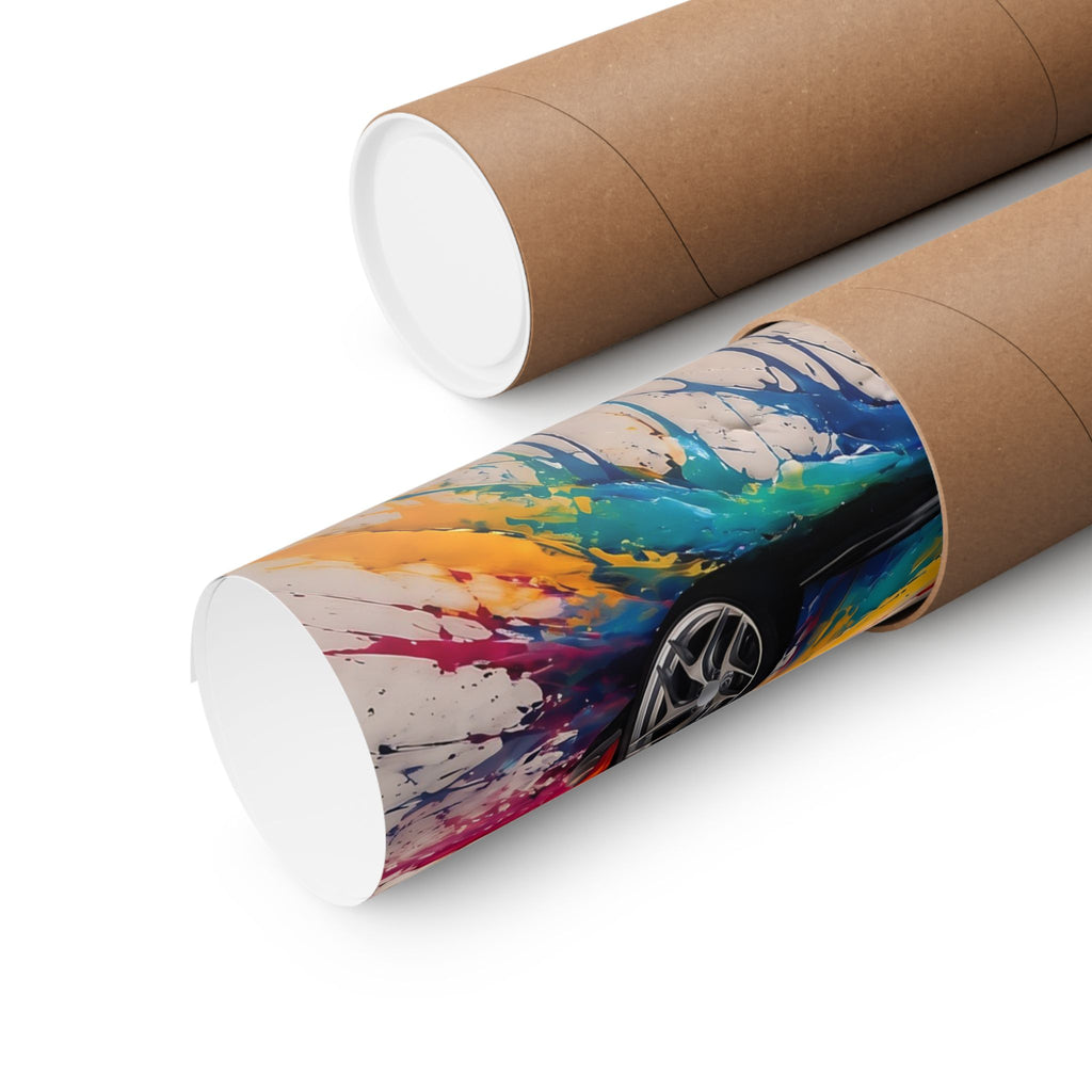 Full Throttle Wide - Supercar Splash Art Landscape | Matte Poster