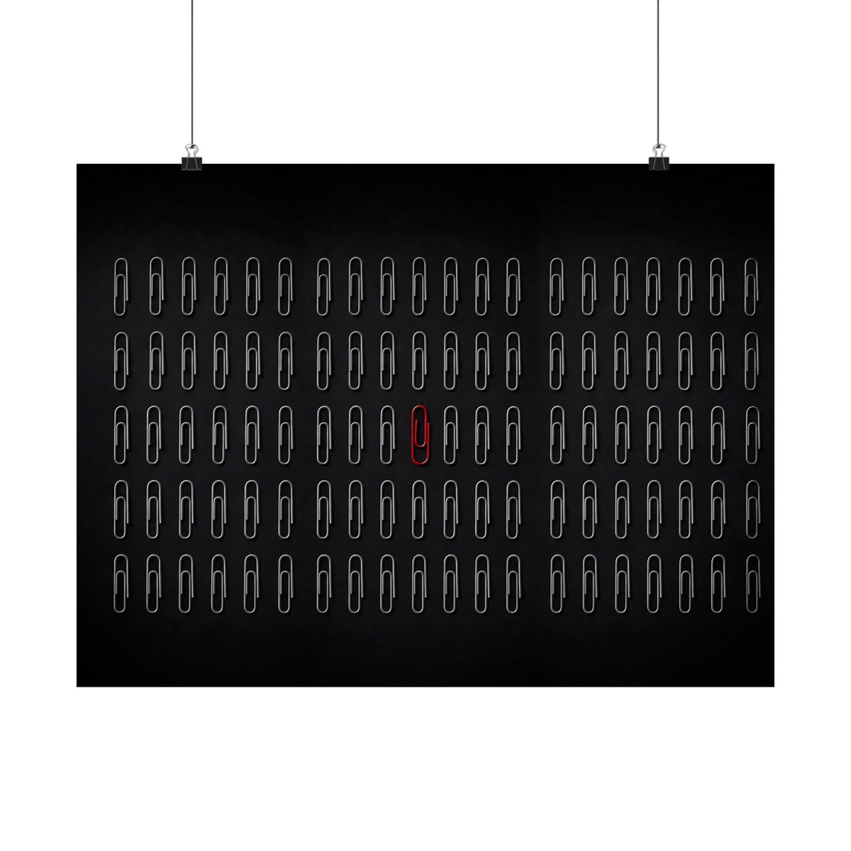 Against the Grid - Office Wall Art | Matte Poster (Landscape)