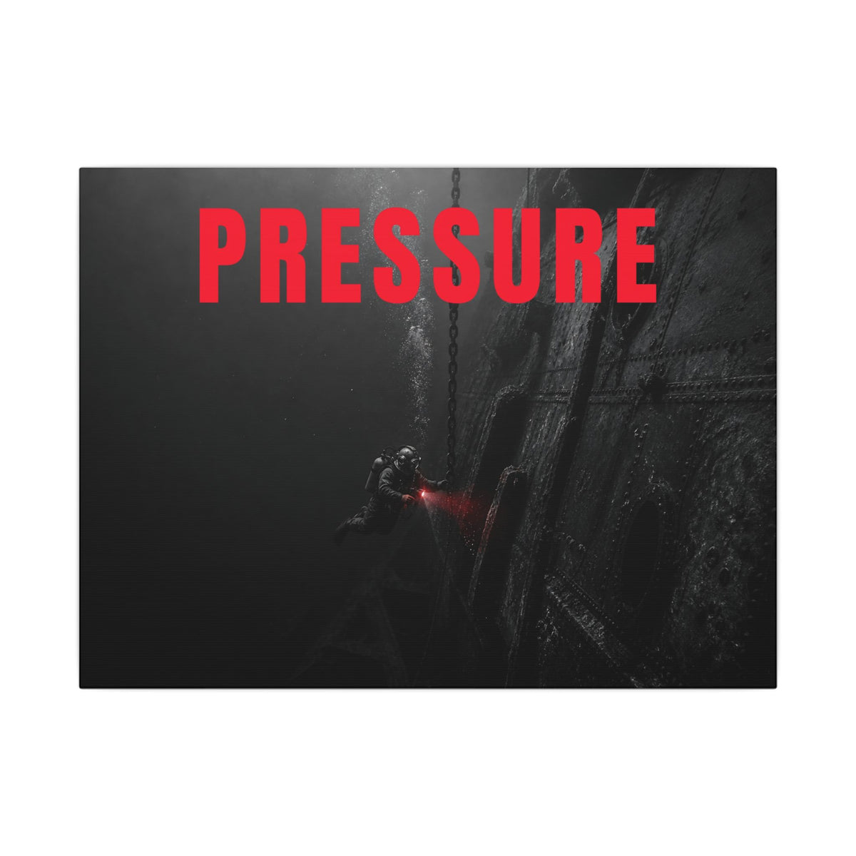 Control the Pressure - Gym Wall Art | Canvas (Landscape)
