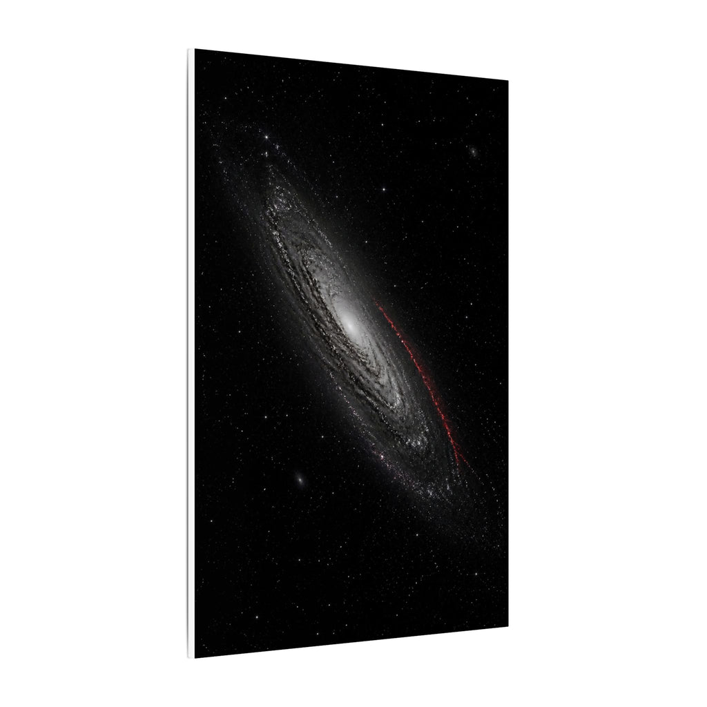 Crimson Orbit - Space Wall Art | Canvas
