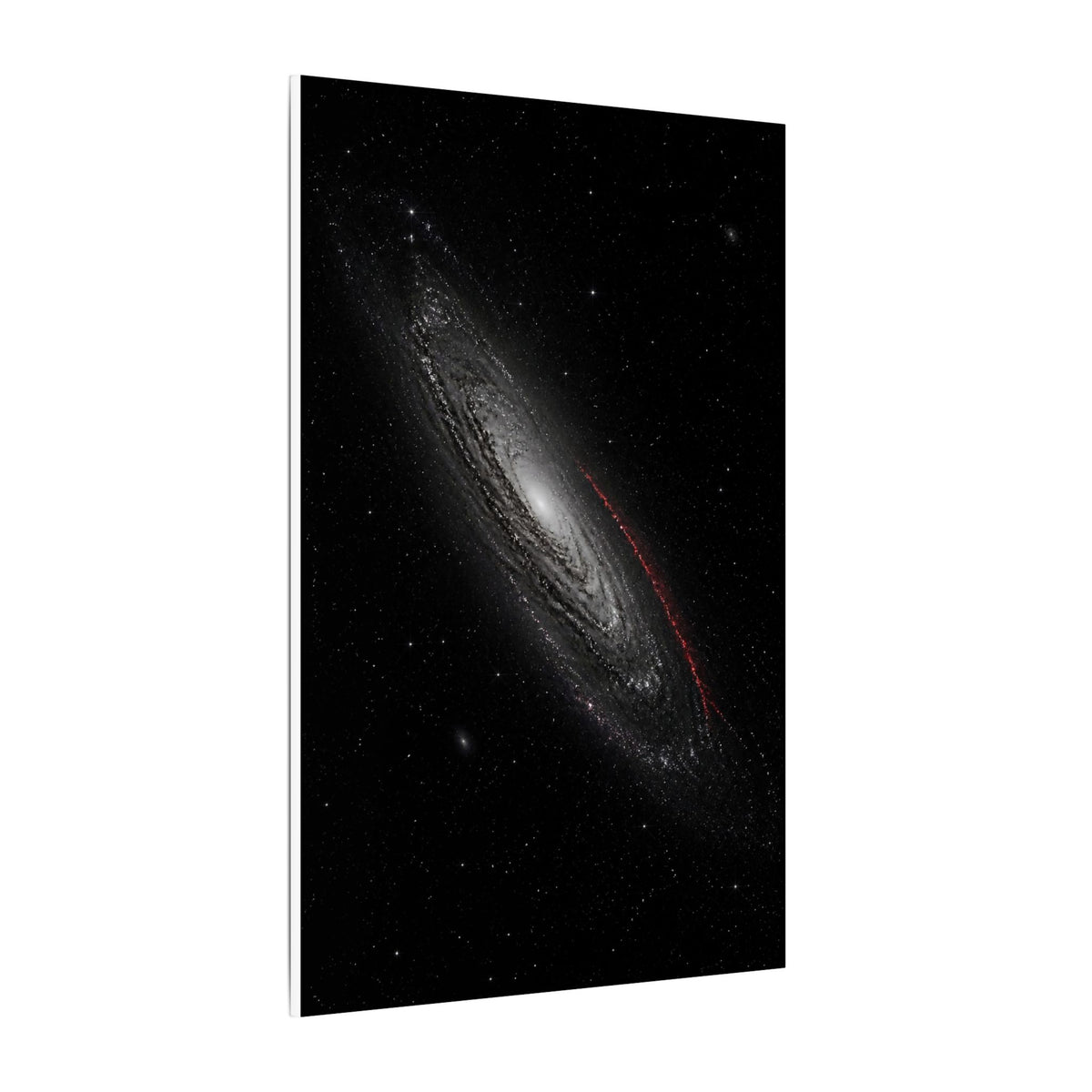 Crimson Orbit - Space Wall Art | Canvas