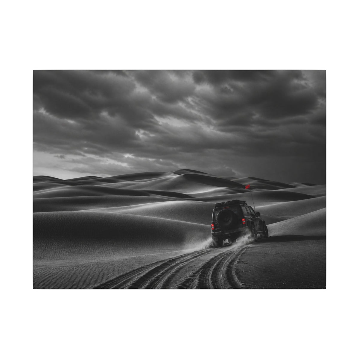 Go Beyond the Road - Minimalist Bedroom Wall Art | Canvas (Landscape)