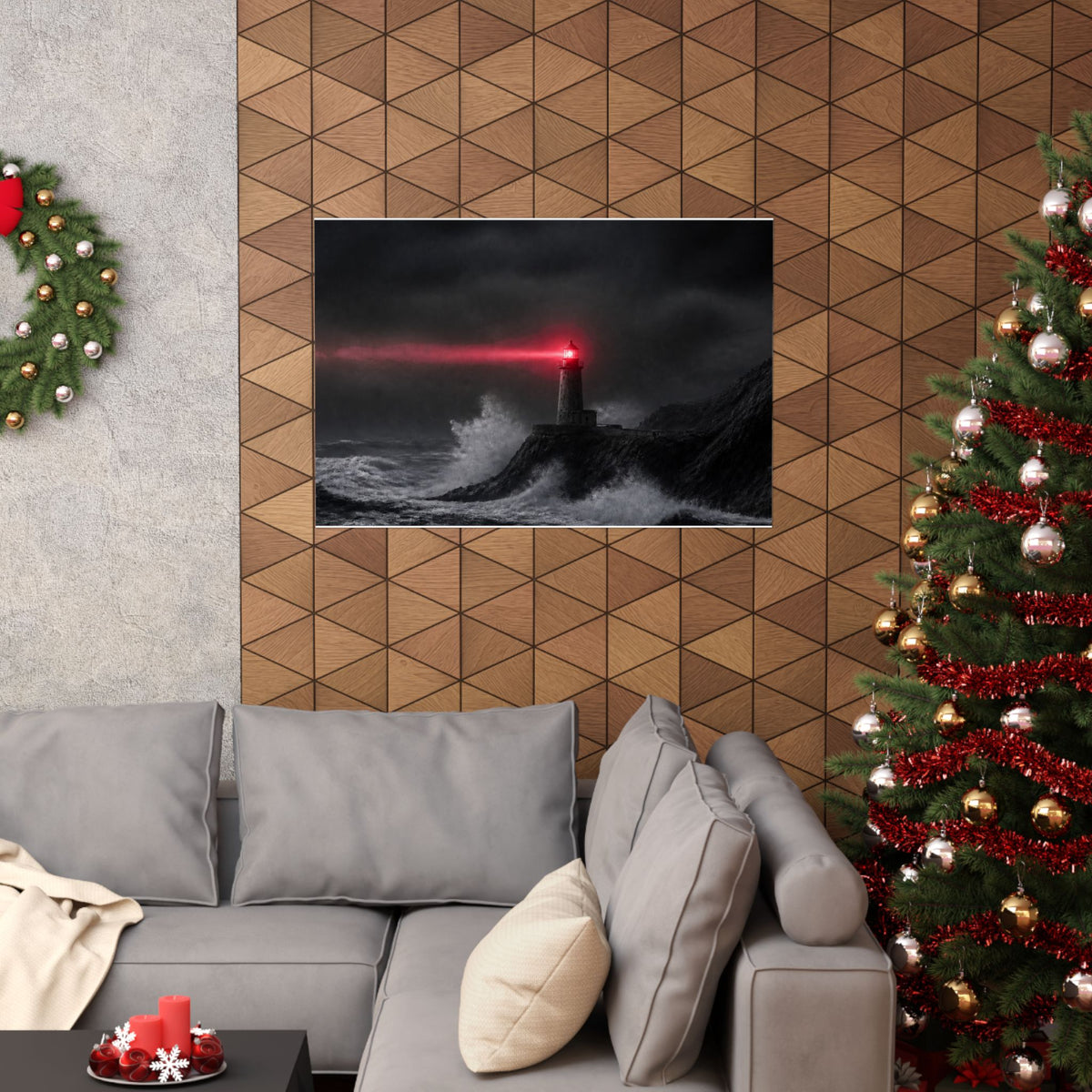 The Light Holds - Bedroom Canvas Art | Matte Poster (Landscape)