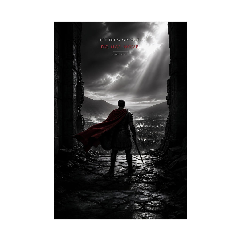 Stand Firm - Armor of God Wall Art | Matte Poster
