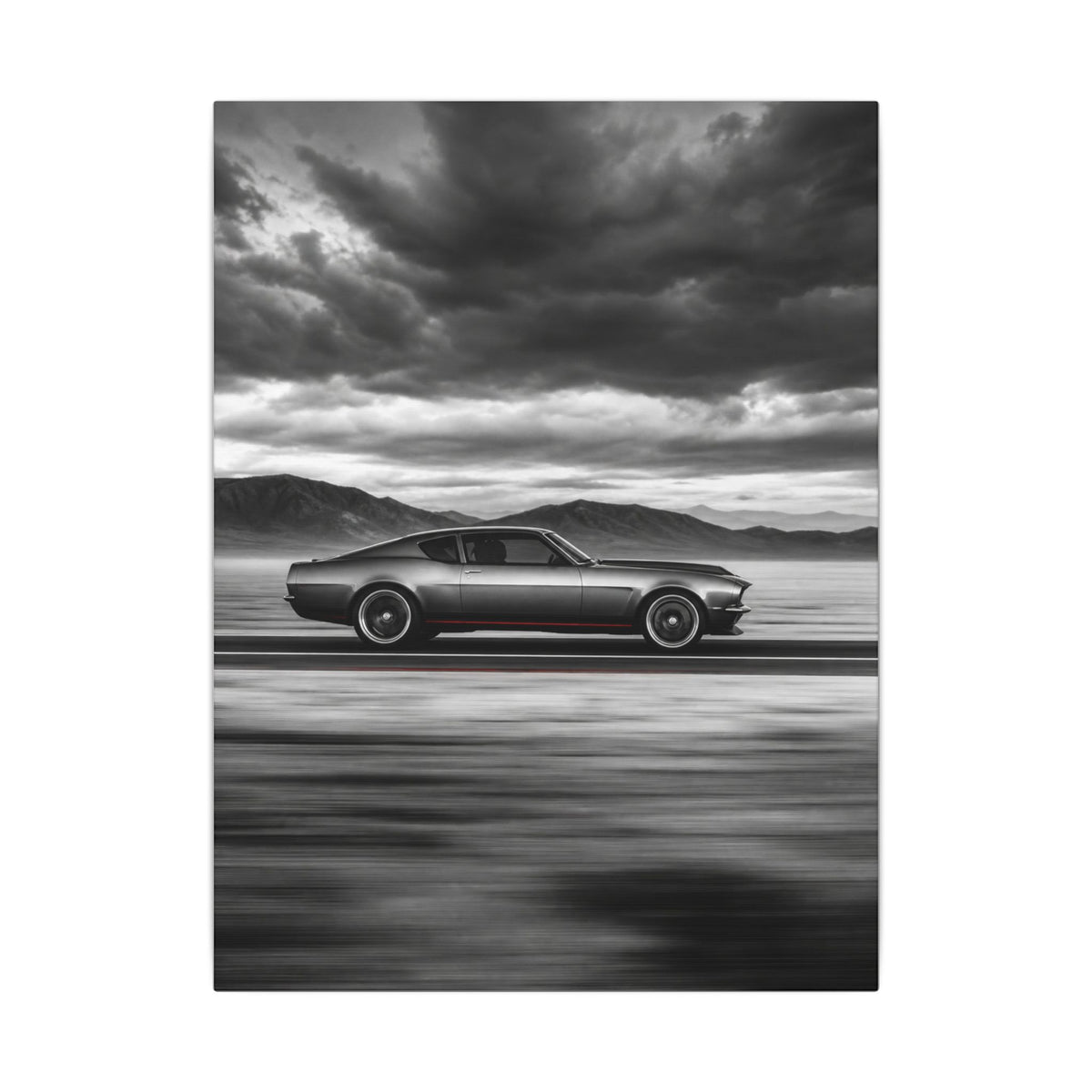 Open Road Velocity - Muscle Car Wall Art | Canvas