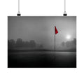 Flag on the Green - Wall Art For Executive Offices | Matte Poster (Landscape)
