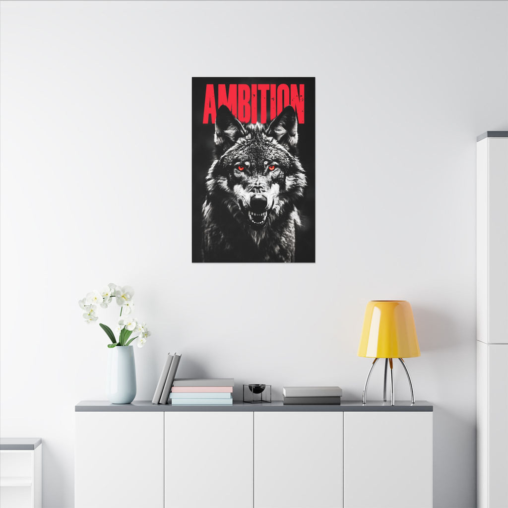 Ambition - Wolf Wall Art | Canvas