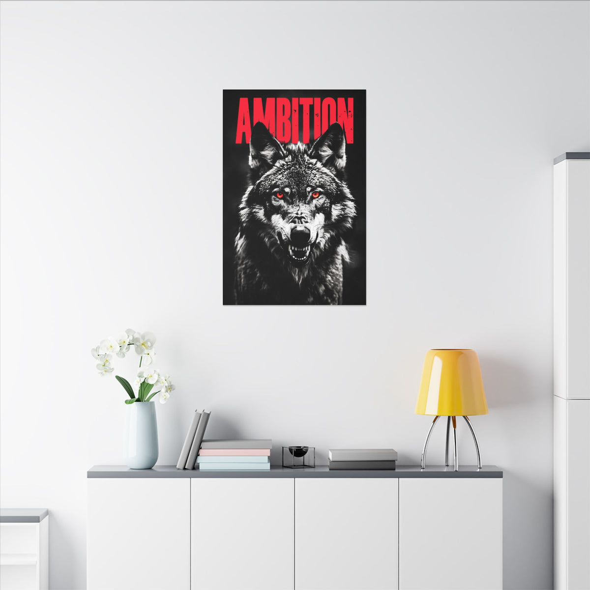 Ambition - Wolf Wall Art | Canvas